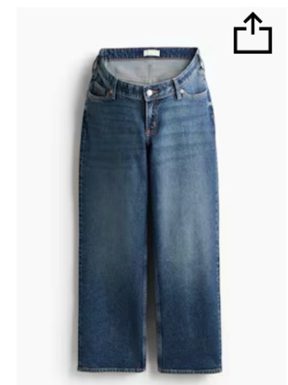 H&M Maternity Before & After Low Ankle Jeans